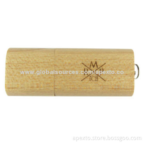 USB Flash DriveS, Made of Nature wood, 4/8 or 16GB Memory Capacity, Customized Logos WelcomedNew